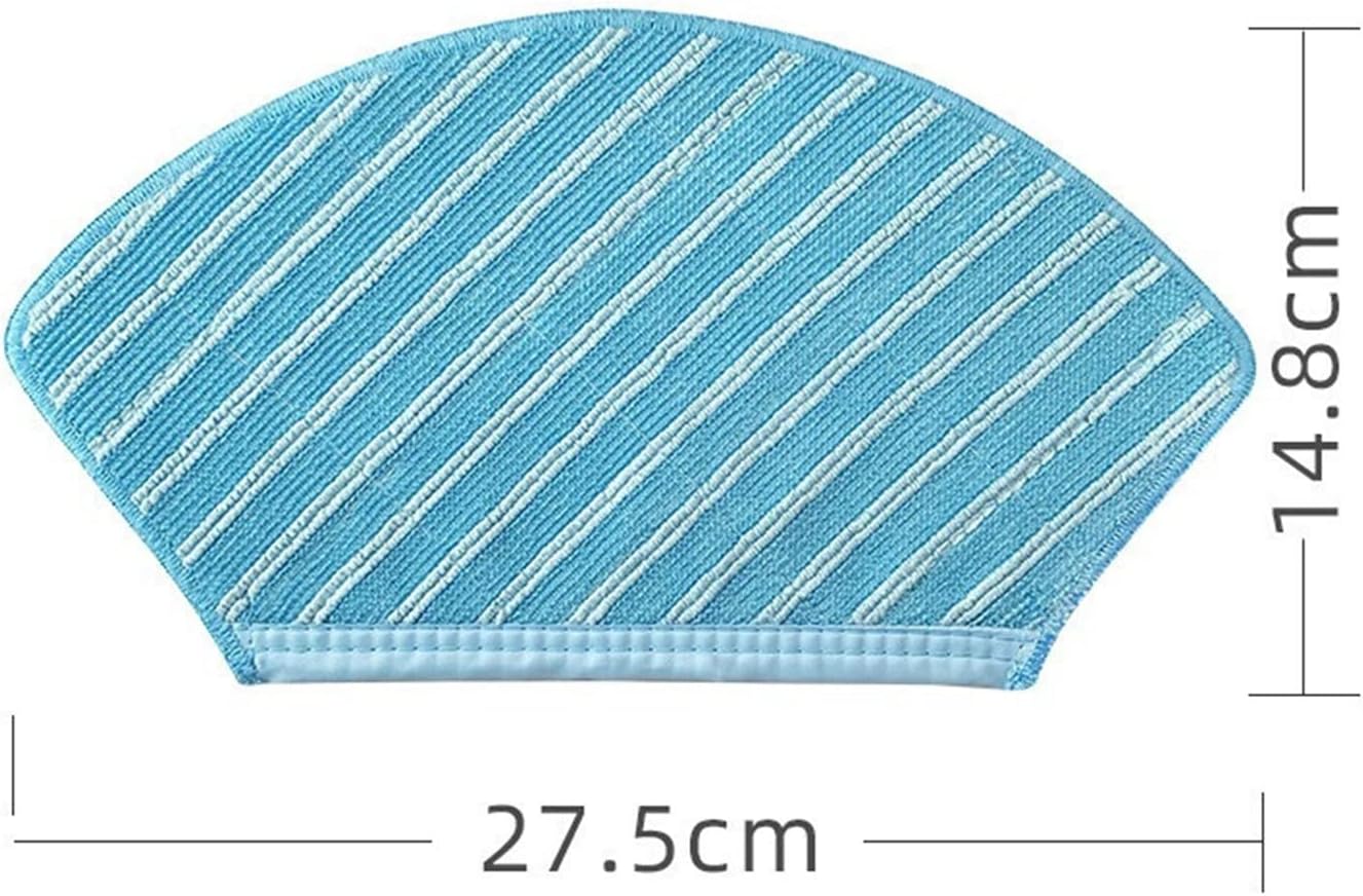 Accesorios de repuesto para aspiradora, trapos de repuesto, cepillo lateral, cepillo lateral, filtro HEPA, paño para trapeador, compatible con