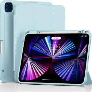 ZOVEEK Funda para iPad Pro de 11 pulgadas de 43221 generación con soporte para lápices, funda inteligente tipo folio para iPad Pro de 11 pulgadas ZOVEEK Funda para iPad Pro de 11 pulgadas de 43221 generación con soporte para lápices, funda inteligente tipo folio para iPad Pro de 11 pulgadas