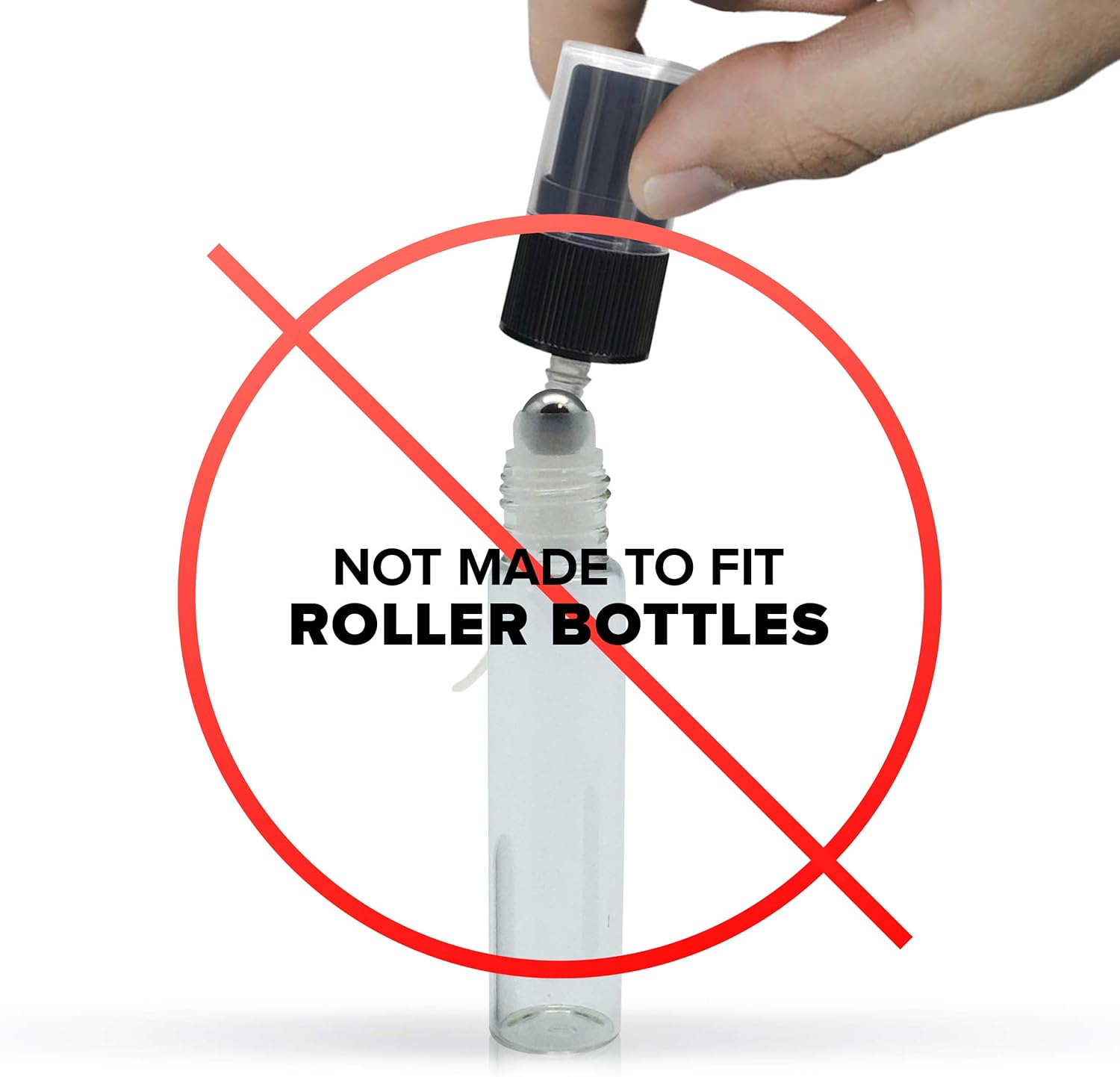 Tapas de spray de aceite esencial para botellas de 5, 10, 15 a 3.4 fl oz. Reduzca, reutiliza y recicla tus recipientes y botellas de EO vacíos con