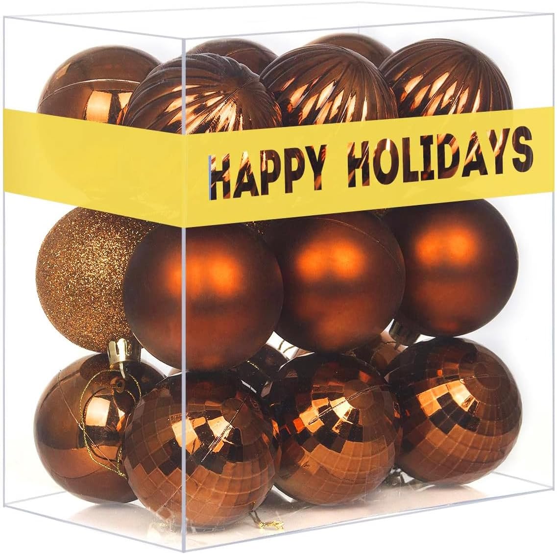 GameXcel – Esferas navideñas grandes y ornamentos colgantes para árbol de Navidad que no se rompen