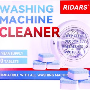 Descalcificador limpiador de lavadora  Comprimidos limpiadores de lavadora de limpieza profunda para lavadora de carga superior HE y cargador Descalcificador limpiador de lavadora  Comprimidos limpiadores de lavadora de limpieza profunda para lavadora de carga superior HE y cargador