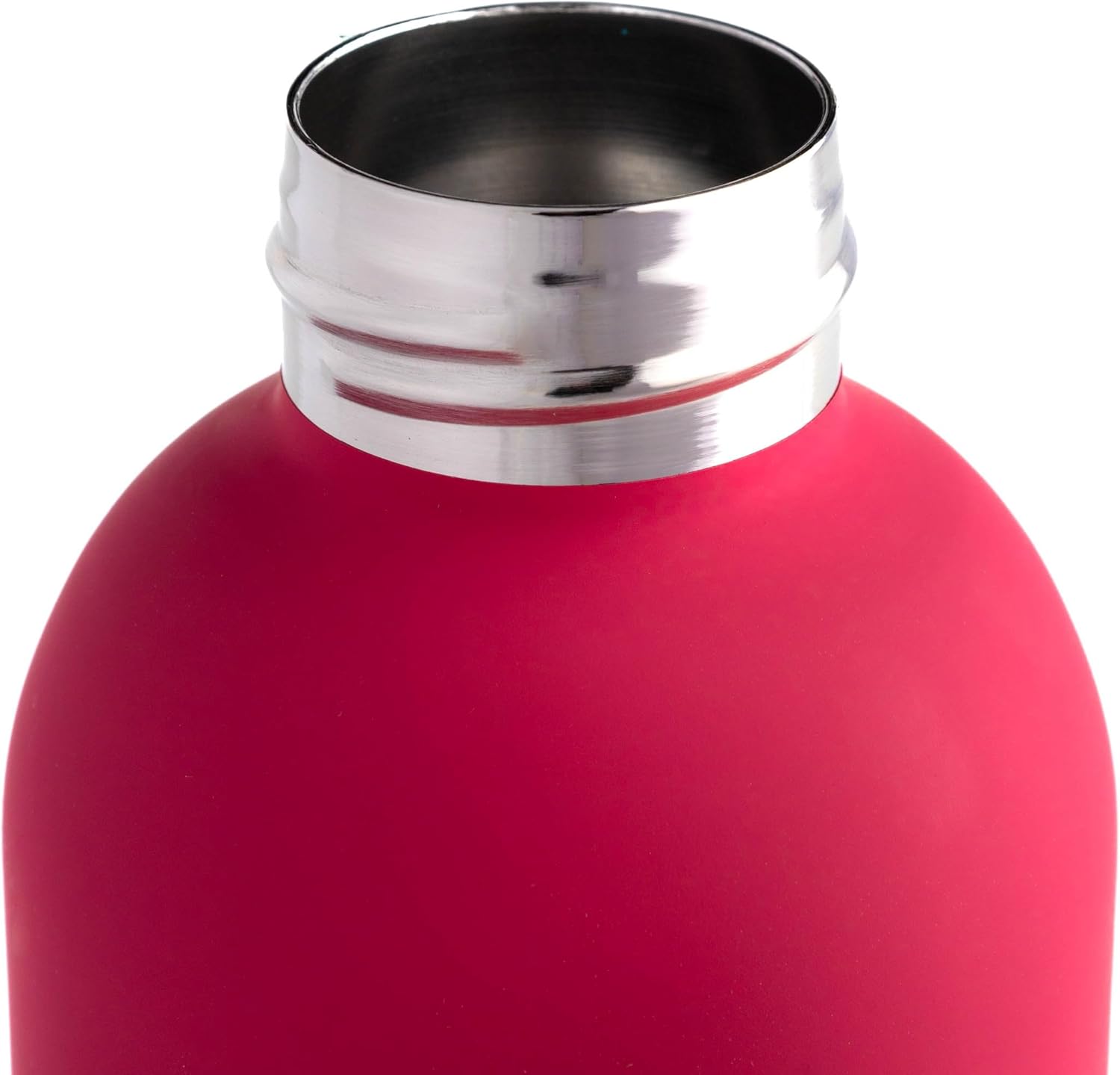 MIZT – Botella de agua deportiva de acero inoxidable 188 con doble pared con aislamiento de boca estrecha, a prueba de fugas, botella de viaje,