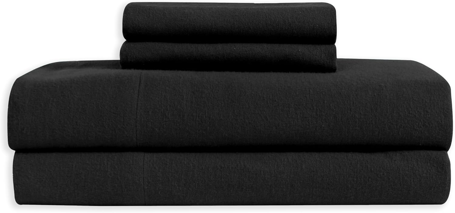 Elegant Comfort Juego de sábanas suaves de franela de 100% algodón turco, 4 piezas, calidad premium, sábana bajera con bolsillo profundo, ultra