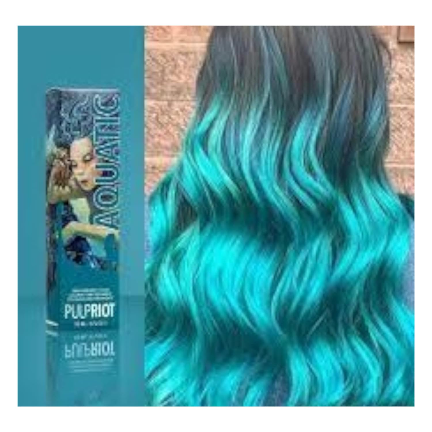 Pulp Riot – Tinte semipermanente para el cabello, 4 onzas, acuático