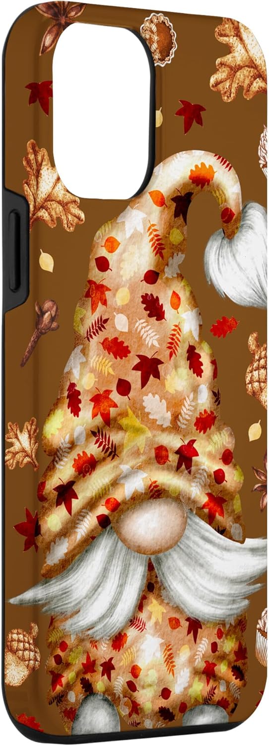 iPhone 13 Pro Max Hello Autumn Fall Gnomo para mujer, funda colorida de Acción de Gracias