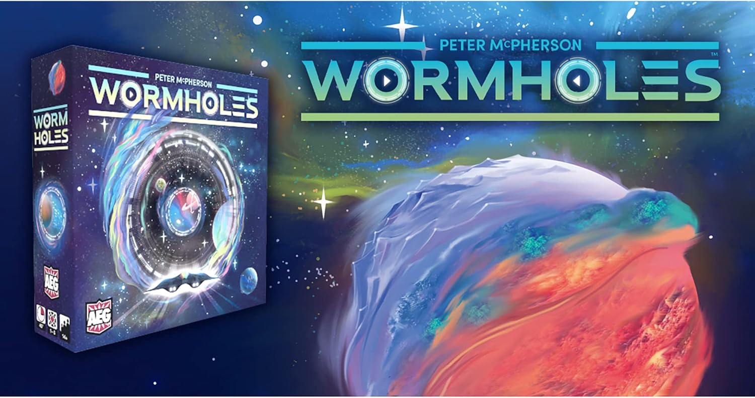 AEG Wormholes – Juego de mesa galático, a partir de 10 años, 1-5 jugadores, 45-60 minutos