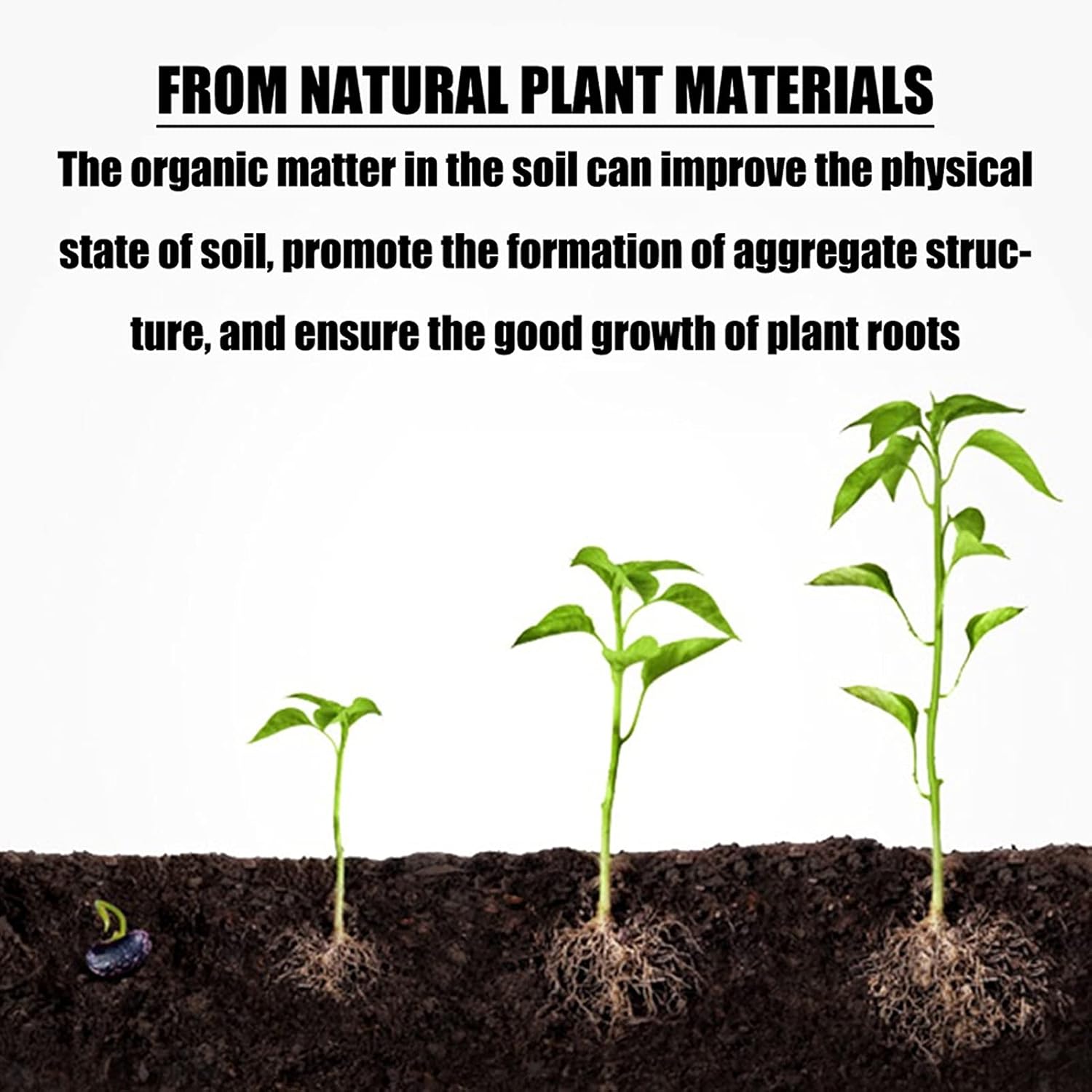 Polvo de enraizamiento de árboles frutales para trasplante de plantas Fertilizante de raíces capilares Polvo de raíz capilar para plantas de