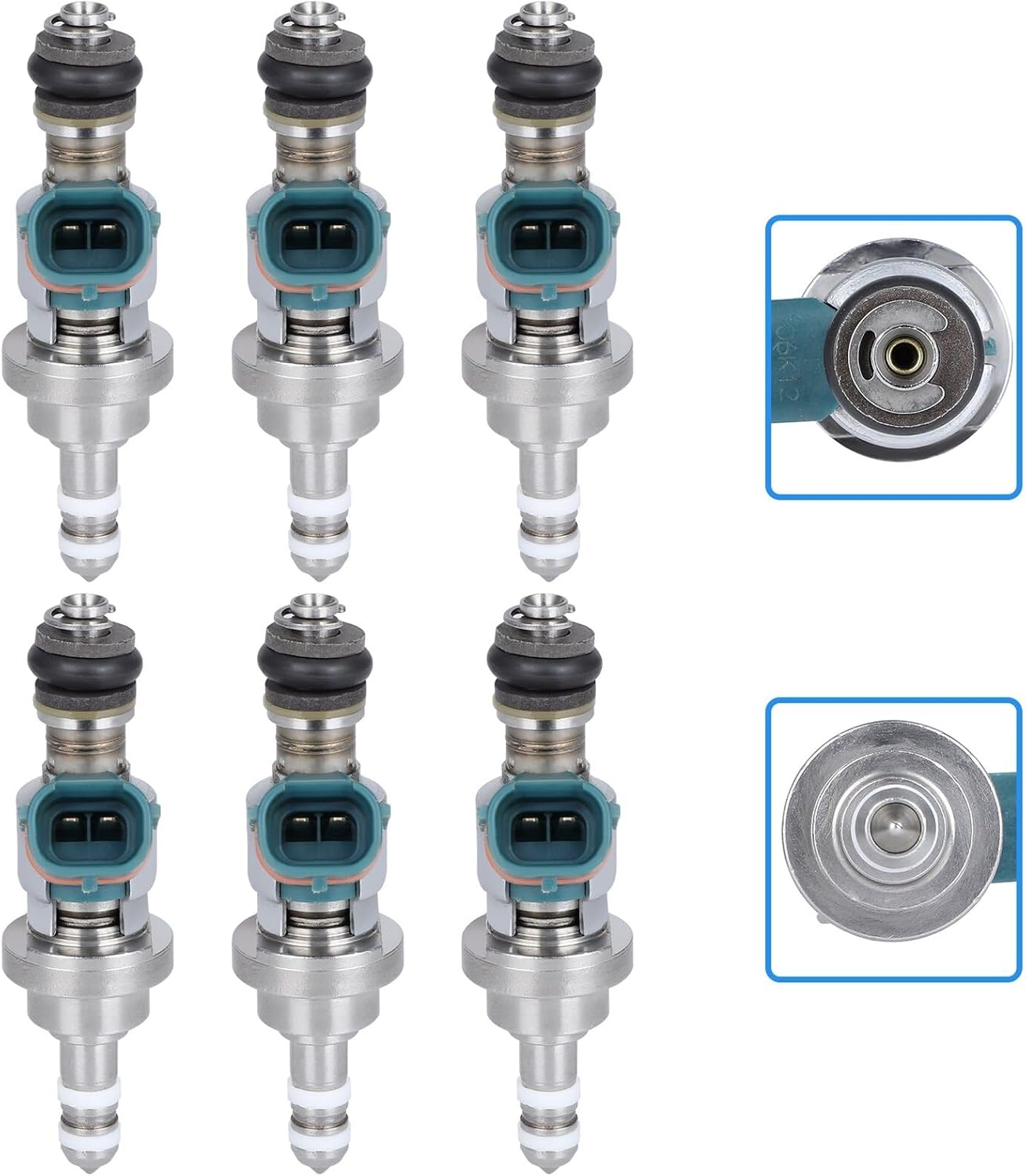 6 inyectores de combustible SCITOO aptos para Lexus GS300 2006  para Lexus IS250 23250-31020 2006-2015, 23209-31020
