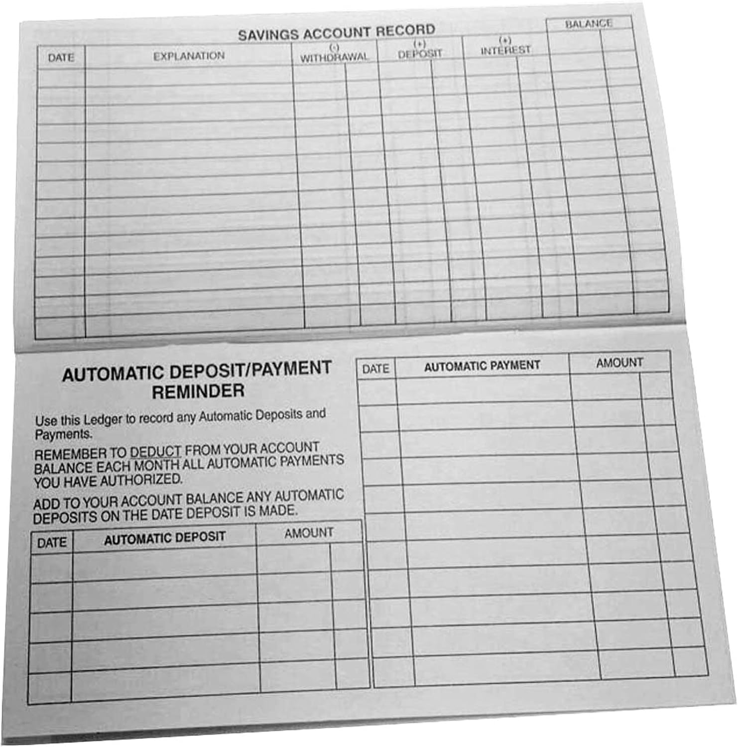 Funda para chequera con registro de transacciones bancarias de 50 páginas y soporte para tarjeta de crédito con foto, Azul, Cruz religiosa