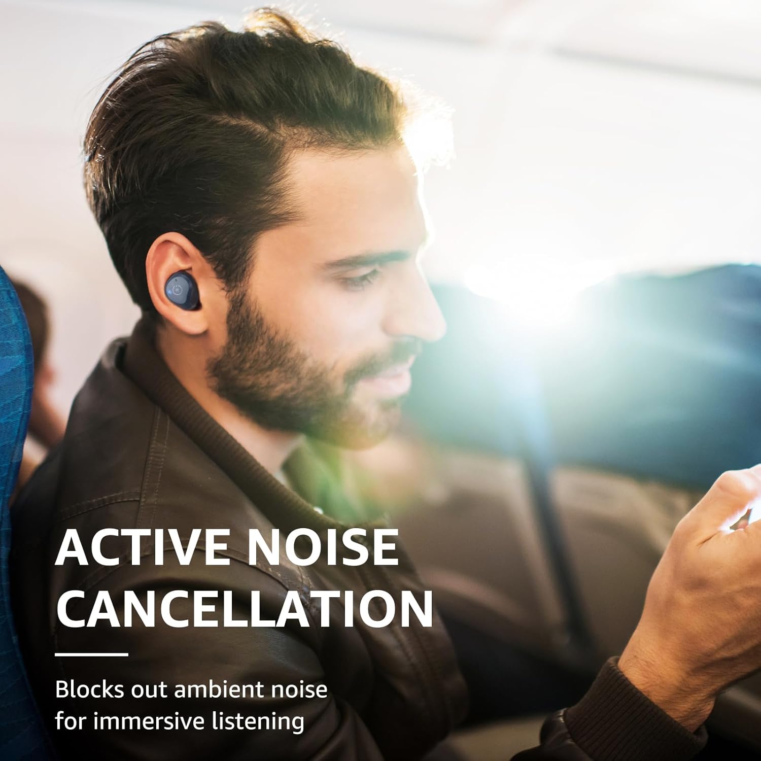 TOZO NC9 Auriculares inalámbricos híbridos con cancelación activa de ruido, auriculares intrauditivos IPX6 impermeables Bluetooth 5.3 estéreo,