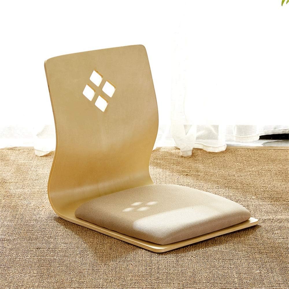 Silla de respaldo Tatami Silla de cama Dormitorio Dormitorio Silla perezosa Silla sin patas Japón y Corea del Sur Silla de ventana de la bahía Silla