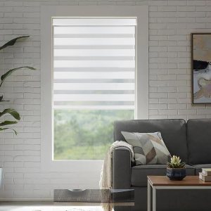 ARLO – Persianas enrollables sin cordones estilo cebra, 22 pulgadas de ancho x 60 pulgadas de alto, filtro de luz, blanco simple, persianas ARLO – Persianas enrollables sin cordones estilo cebra, 22 pulgadas de ancho x 60 pulgadas de alto, filtro de luz, blanco simple, persianas