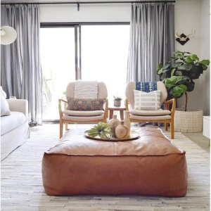 (Solo la funda) Increíble puf cuadrado grande de cuero de vaca hecho a mano puf de cuero natural de vaca para sala de estar, puf marroquí, puf de (Solo la funda) Increíble puf cuadrado grande de cuero de vaca hecho a mano puf de cuero natural de vaca para sala de estar, puf marroquí, puf de