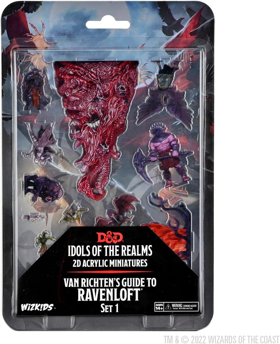 D&D Idols of the Realms Guía de Van Richten para Ravenloft – 2D Set 1