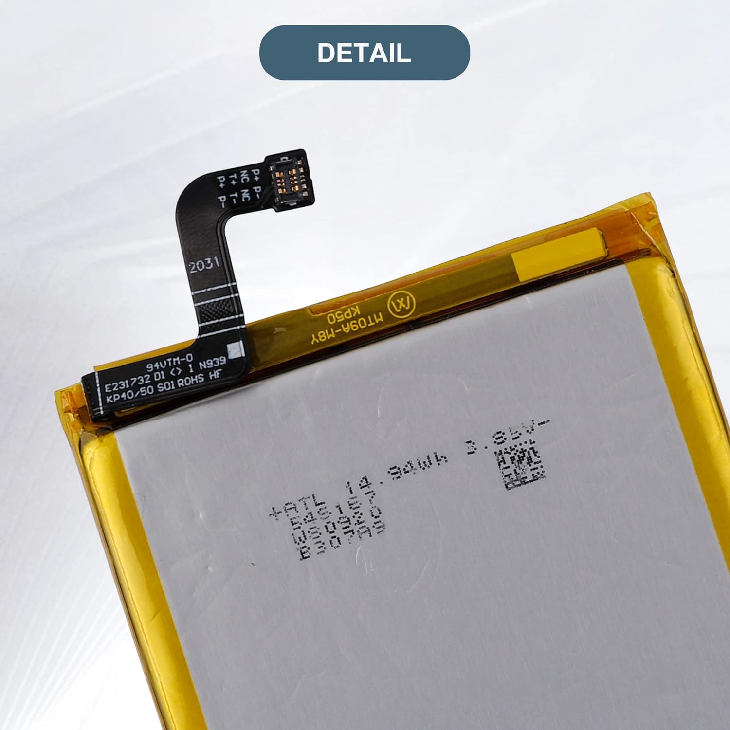 Batería de repuesto KP50 compatible con Moto One Zoom XT2010 con kit de herramientas de reparación