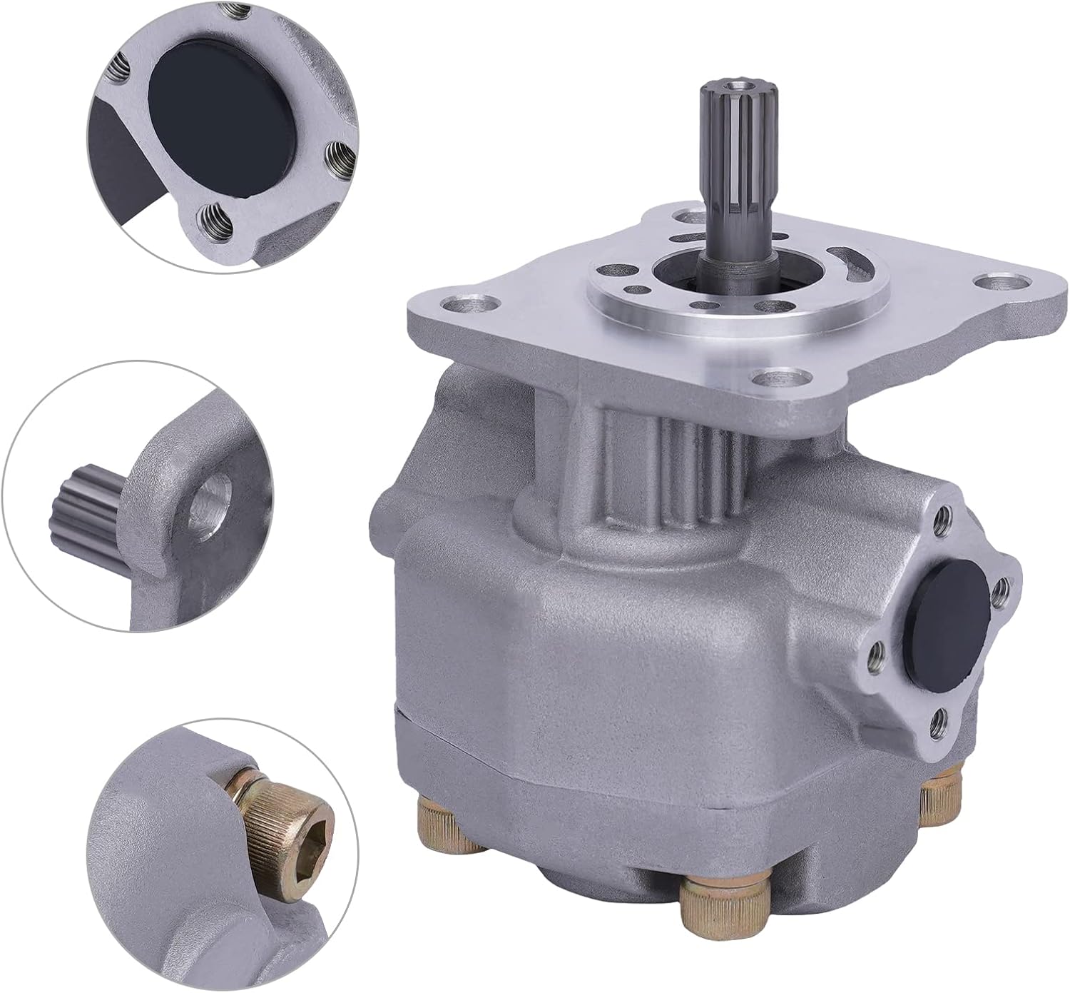 Bomba de engranajes hidráulica 38240-76100, bomba hidráulica para tractor Kubota L235, L275, L2402, L2602, L4202, Mitsubishi Tractor MT250, MT300D