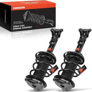 A-Premium Par delantero (2) Conjunto completo de amortiguador y muelle helicoidal compatible con Mercedes-Benz C230 2008-2009, C250 2010-2014, C300, A-Premium Par delantero (2) Conjunto completo de amortiguador y muelle helicoidal compatible con Mercedes-Benz C230 2008-2009, C250 2010-2014, C300,