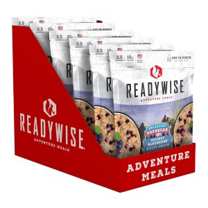 ReadyWise – Multigrano de arándano y coco (6 unidades), alimentos liofilizado para viajes de mochilero y campamentos, 15 porciones, producto vegano ReadyWise – Multigrano de arándano y coco (6 unidades), alimentos liofilizado para viajes de mochilero y campamentos, 15 porciones, producto vegano