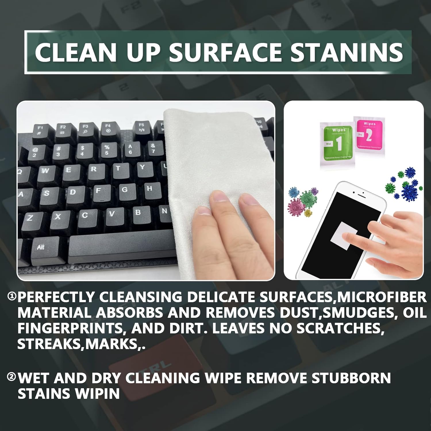 Keyboard Cleaner kit,Computer Cleaning kit,Mechanical Keyboard Cleaning kit,Anti-Static Brush,Small Cleaning Brush, Cleaning kit Compatible