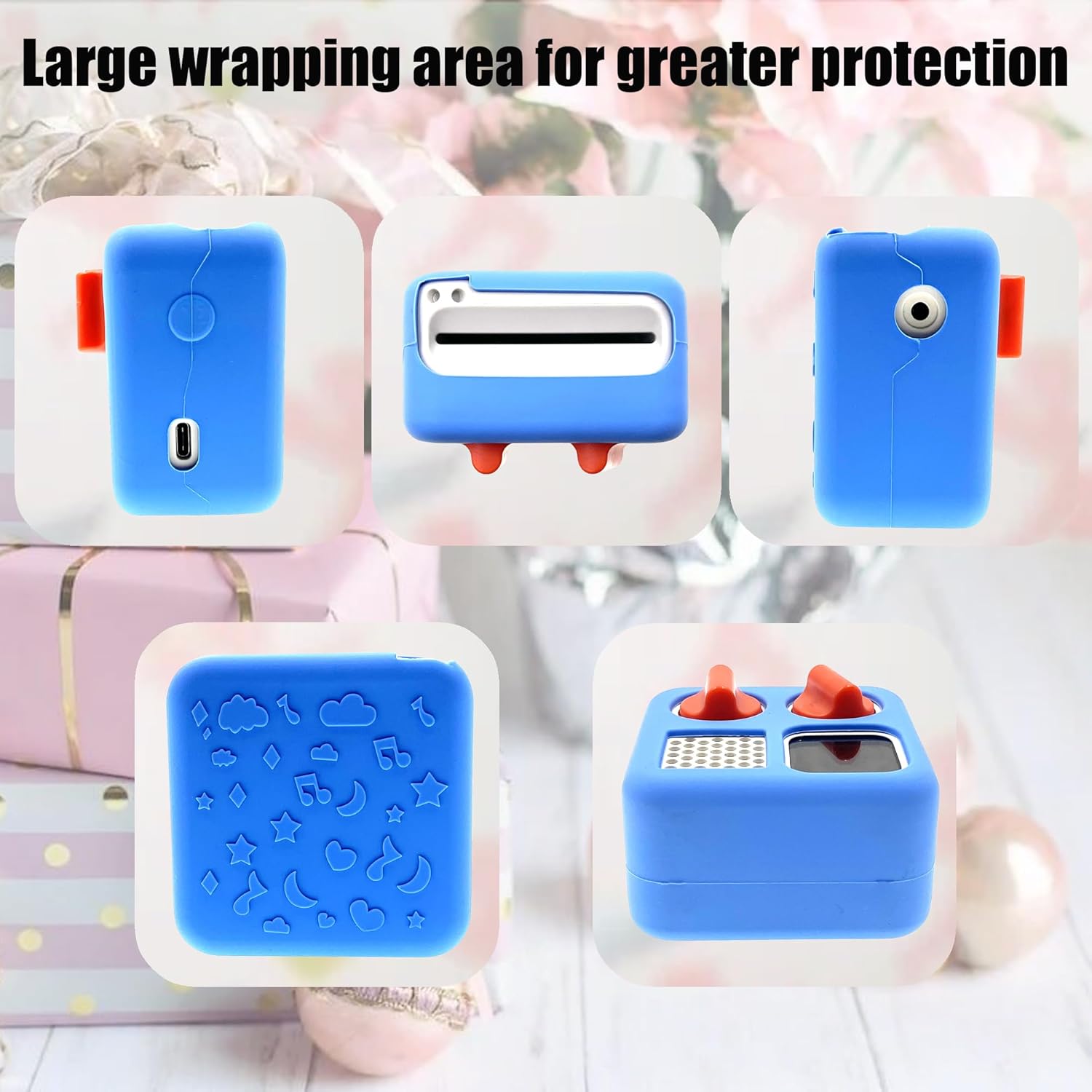 LeoTube Funda de silicona para Yoto Mini Player, funda protectora de silicona compatible con mini altavoz Bluetooth (solo funda de silicona, máquina