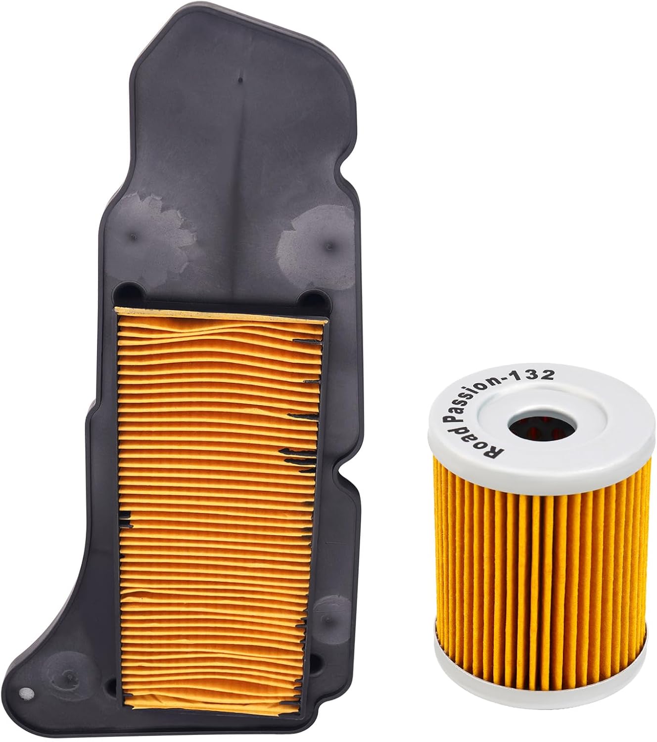Road Passion 5RU-14451-30 Filtro de aire 5RU1344000000 Reemplazo del filtro de aceite para YAMAHA YP400 X-Max 400 2013-2019YP400 MAJESTY 400