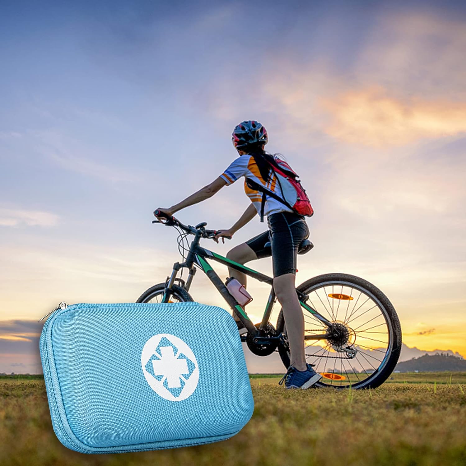 275 kits de primeros auxilios de viaje para artículos de preparación para emergencias de automóvil, kit esencial para accidentes urgentes, equipo de