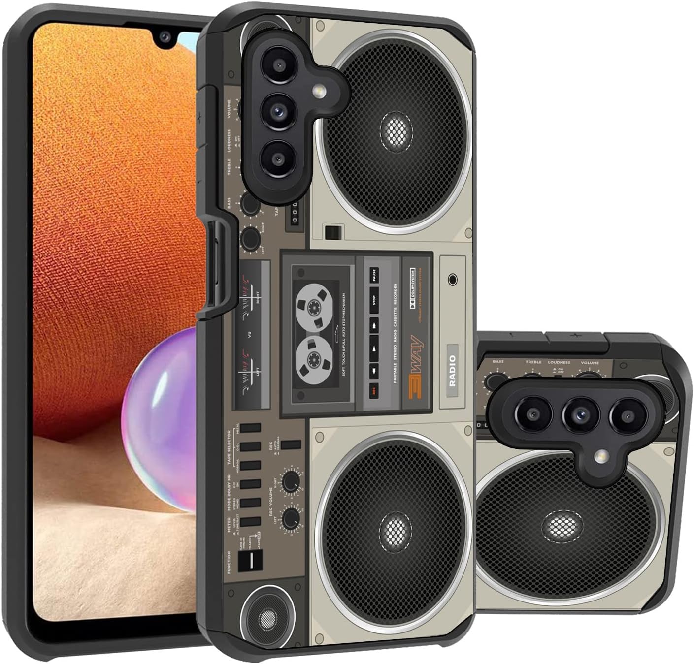 Funda protectora para Samsung Galaxy A14 5G, policarbonato duro híbrido y silicona suave de doble capa a prueba de golpes para Samsung Galaxy A14 5G