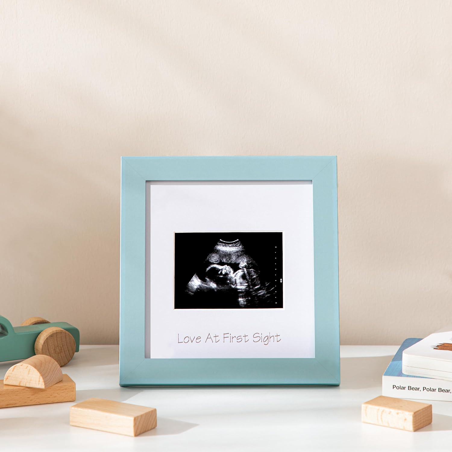 eletecpro Sonogram – Portarretratos con ultrasonido de 3 x 4, marcos de fotos de ultrasonido para anuncio de embarazo, regalos únicos para mujeres