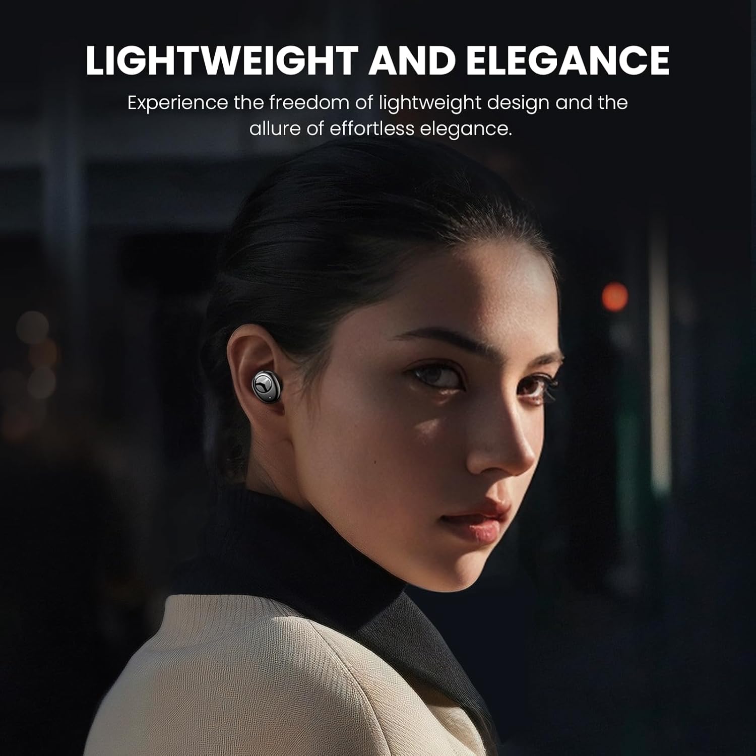 TRANYA Auriculares inalámbricos T6 con audio adaptativo Qualcomm AptX, auriculares Bluetooth CVC 8.0 con reducción de ruido, conexión multipunto,