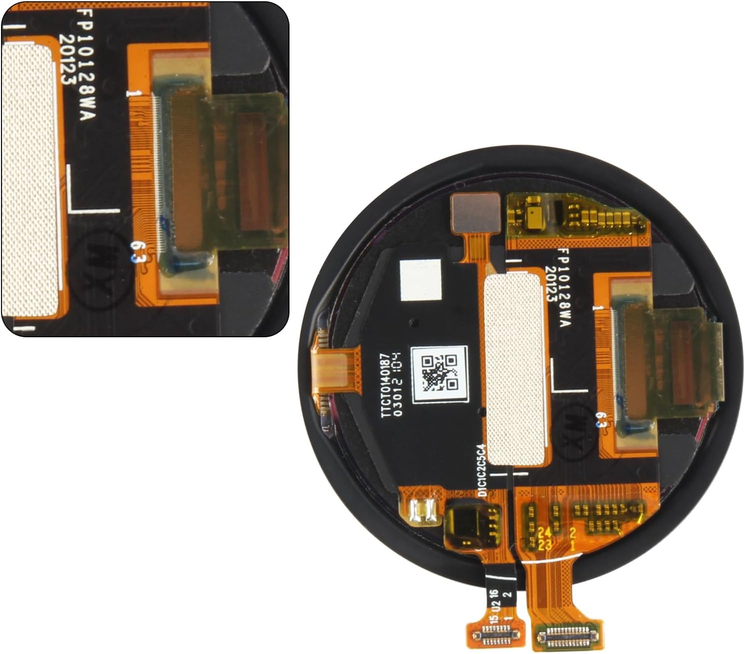 Para Huawei Watch GT 2 LTN-B19 DAN-B19 1.811 in pantalla LCD táctil digitizador Asamblea reemplazo piezas de reparación con herramientas