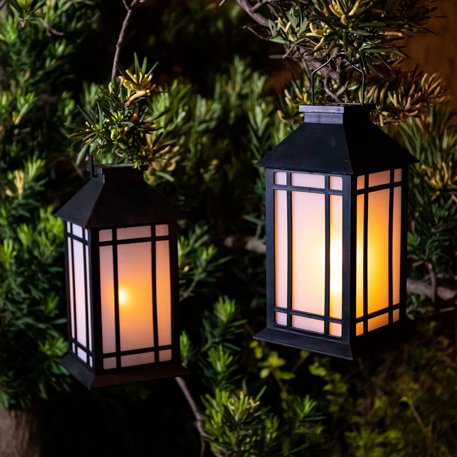 Afirst Farol solar para exteriores, luces colgantes decorativas para exteriores, impermeables, para patio, jardín, mesa, decoración de fiesta,