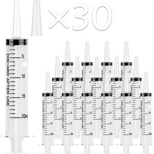 JOLLY PARTY Paquete de 30 jeringas de 0.7 fl oz, jeringas de plástico con punta de catéter y tapa, jeringa de alimentación sellada individualmente JOLLY PARTY Paquete de 30 jeringas de 0.7 fl oz, jeringas de plástico con punta de catéter y tapa, jeringa de alimentación sellada individualmente