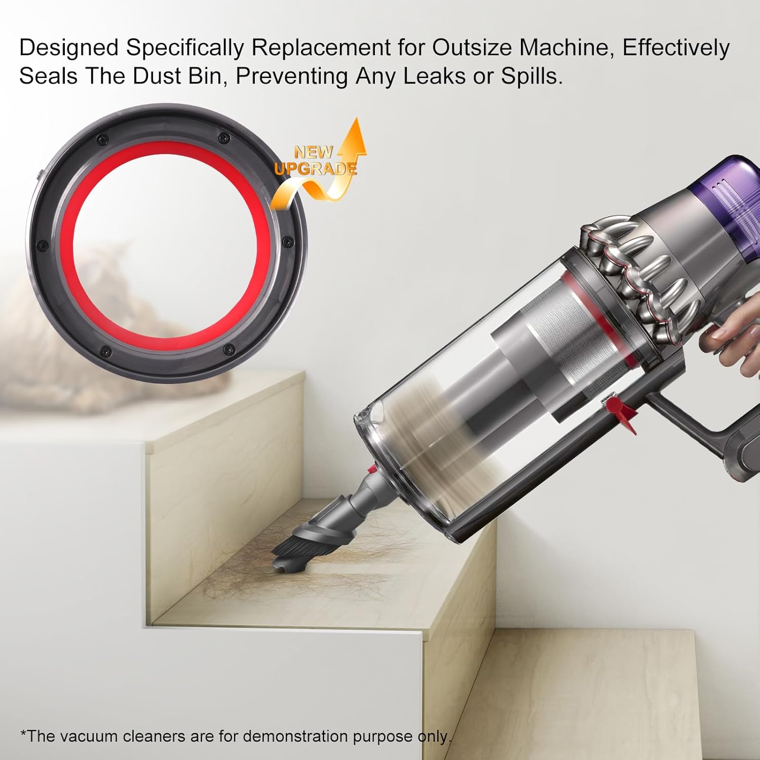 SV16 SV29 – Anillo de sellado de cubo de polvo de repuesto para Dyson Outsize Canister Parte, repuesto para Outsize V11V15PlusGen 5AbsolutoAbsolute