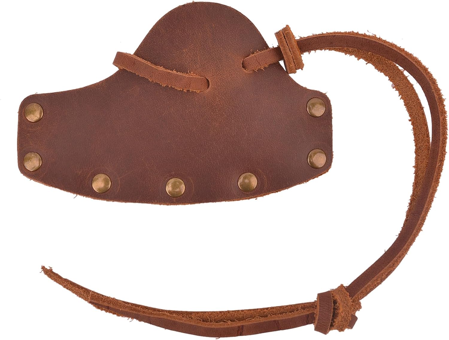 Funda de cuero duradera para hacha, cubierta de cabeza de hacha, protector de hoja de hacha, herramienta de camping