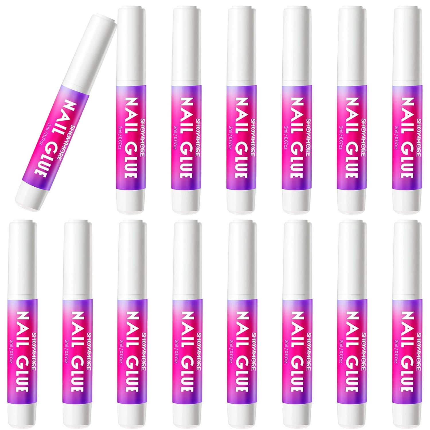Pegamento de uñas súper fuerte de 1.05 onzas para uñas postizas a presión, uñas acrílicas, pegamento de uñas de larga duración para uñas postizas,