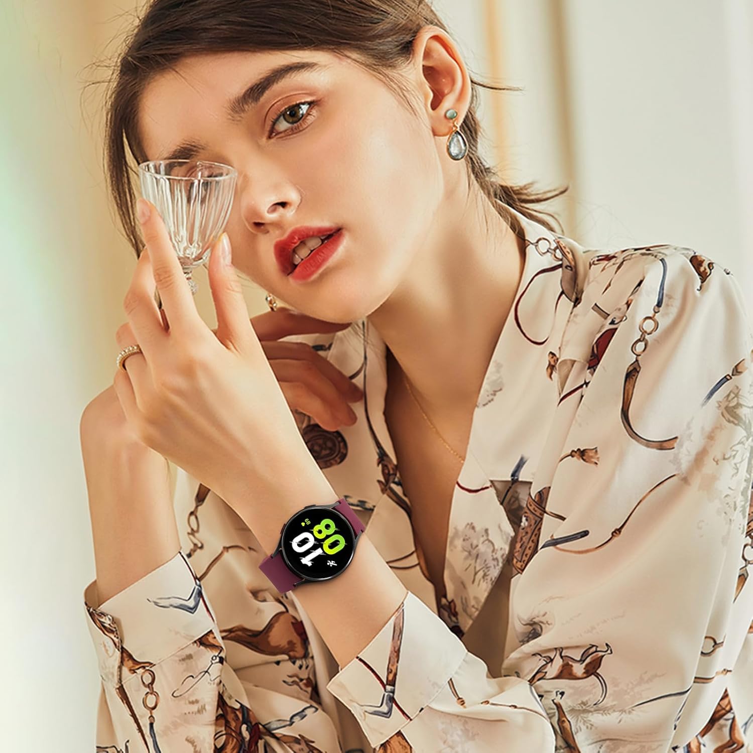 AK Correa de repuesto ajustable para Samsung Galaxy Watch 5 de 1.575 pulgadas, 1.732 pulgadas, Galaxy Watch 5 Pro de 1.772 pulgadas, 0.787 pulgadas,