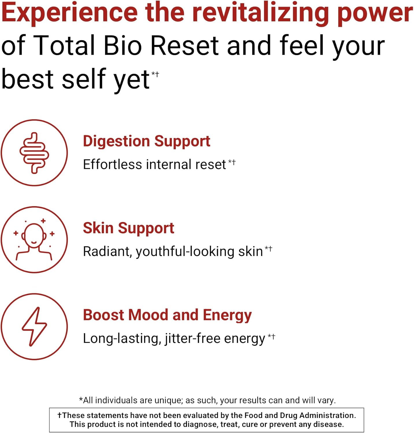 ACTIVATEDYOU Total Bio Restablecimiento – Fórmula desintoxicante para limpieza y enjuague del sistema digestivo para piel radiante y energía