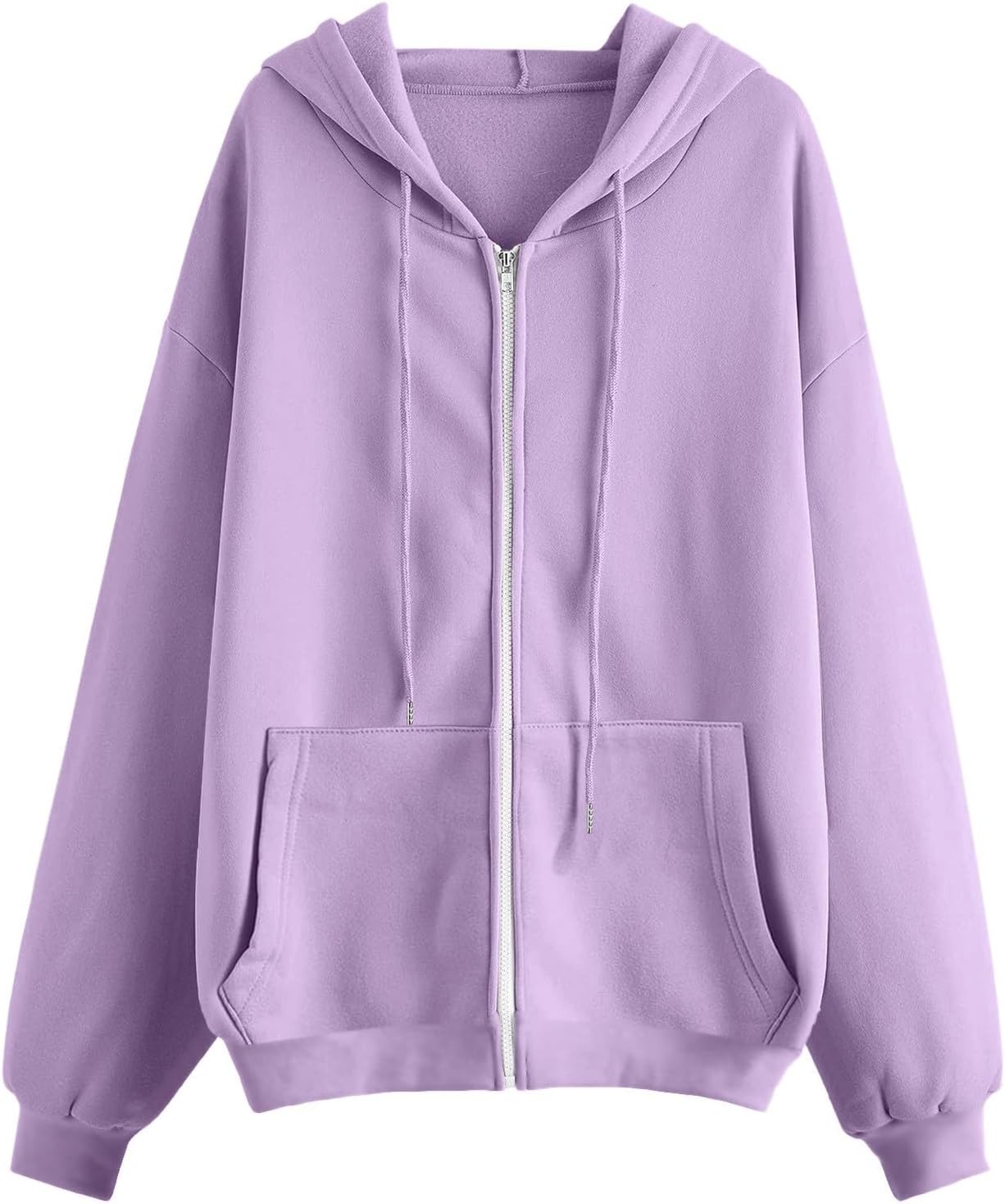 Sudaderas de gran tamaño con cremallera completa para mujer, ligeras, informales, Y2K, a la moda, chaquetas de moda para otoño 2023, ropa de calle