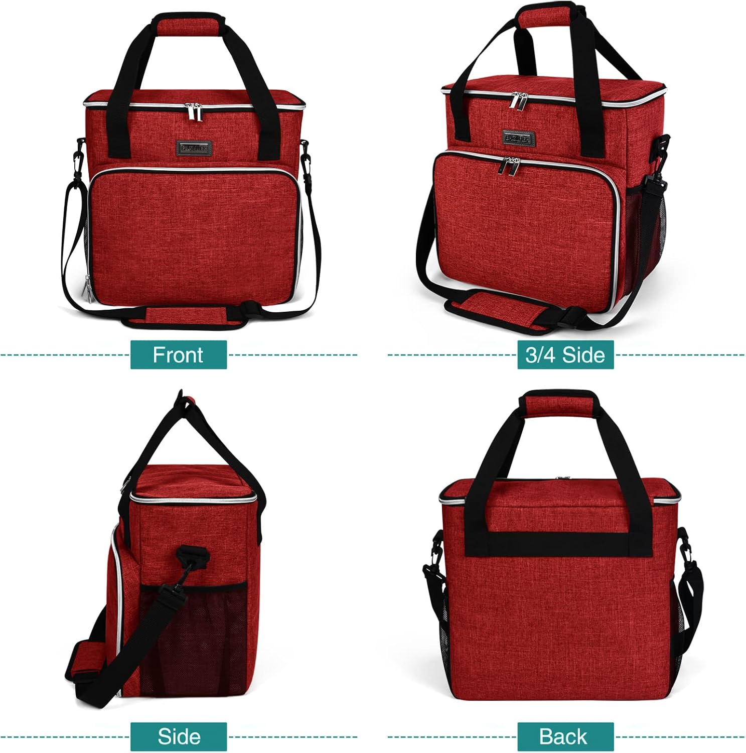 BAGLHER Bolsa de viaje para perros, bolsa de viaje para mascotas (todos los suministros de viaje para mascotas), con 2 recipientes de comida para