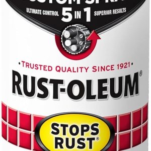 Rust-Oleum 376900 – Pintura en aerosol 5 en 1 personalizada para prevención del óxido, 12 onzas, almendra brillante Rust-Oleum 376900 – Pintura en aerosol 5 en 1 personalizada para prevención del óxido, 12 onzas, almendra brillante