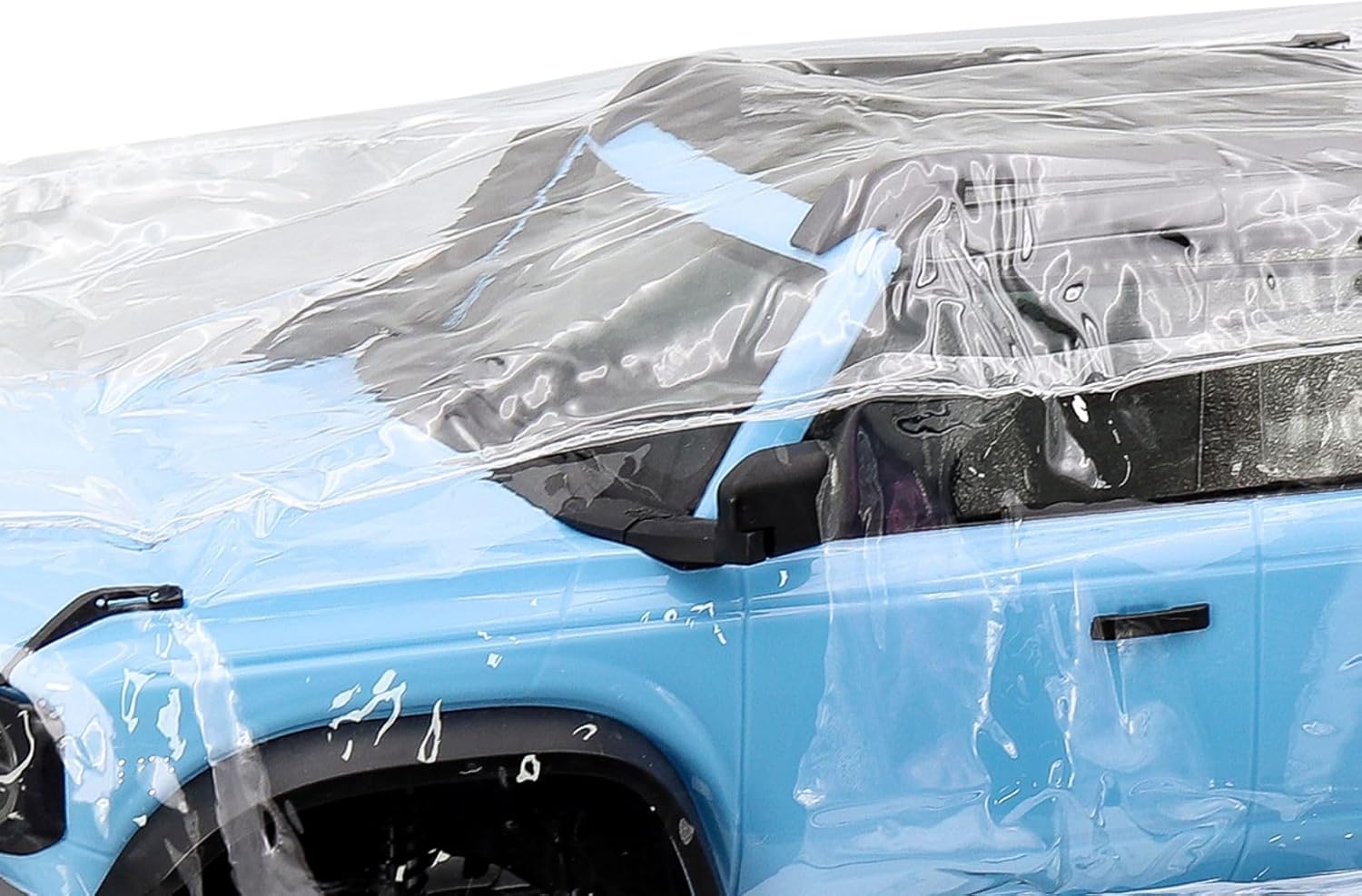 Cubierta transparente de PVC para coche, organizador de almacenamiento para 110 Rock Crawler TRX4 Defender SCX10 III VS4 10 Element Enduro TF2