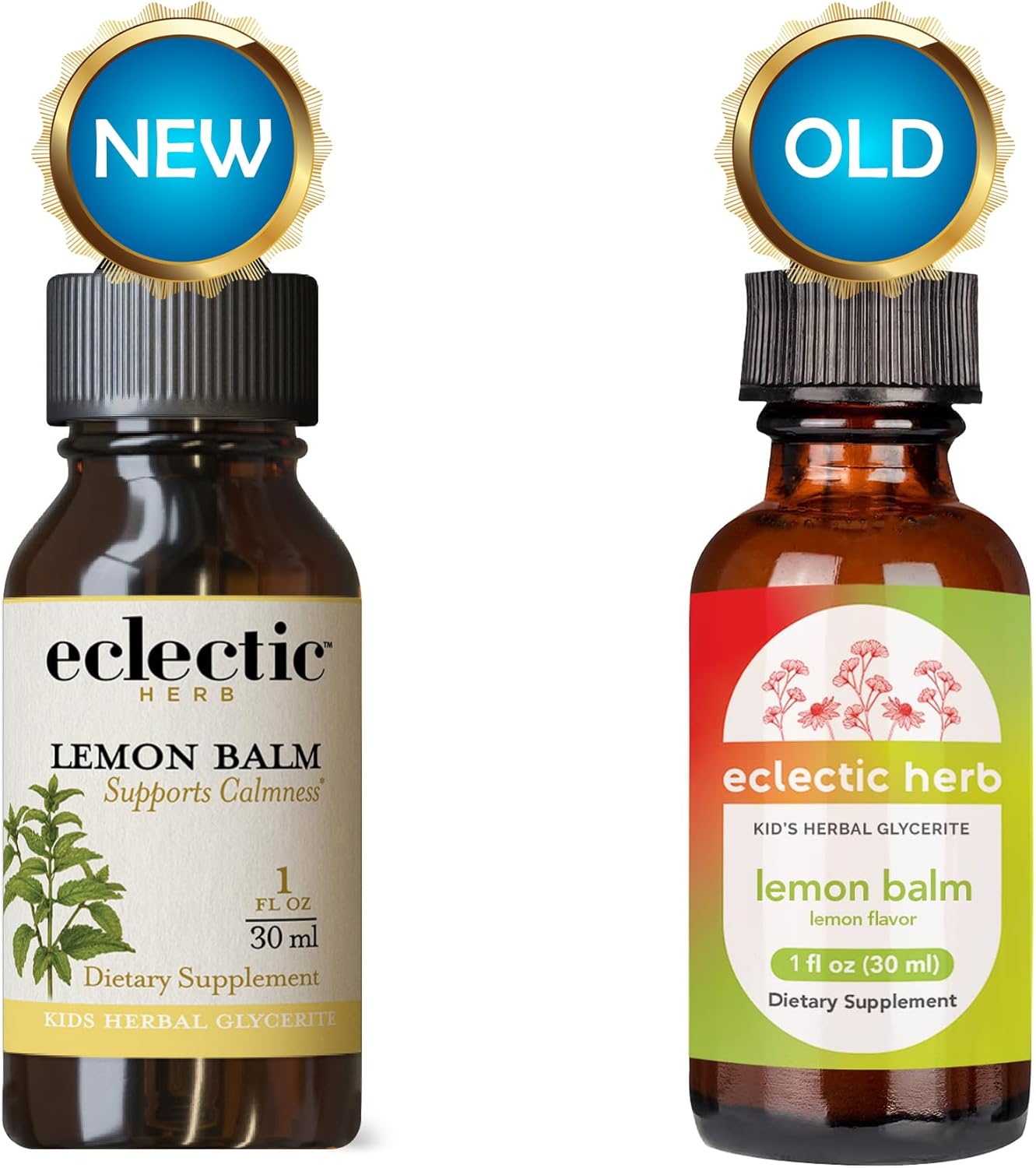 Eclectic Institute Kids Herbs – Bálsamo de limón, sabor a limón, calmante y apoyo del sistema nervioso, 1 fl oz (1.0 fl oz)