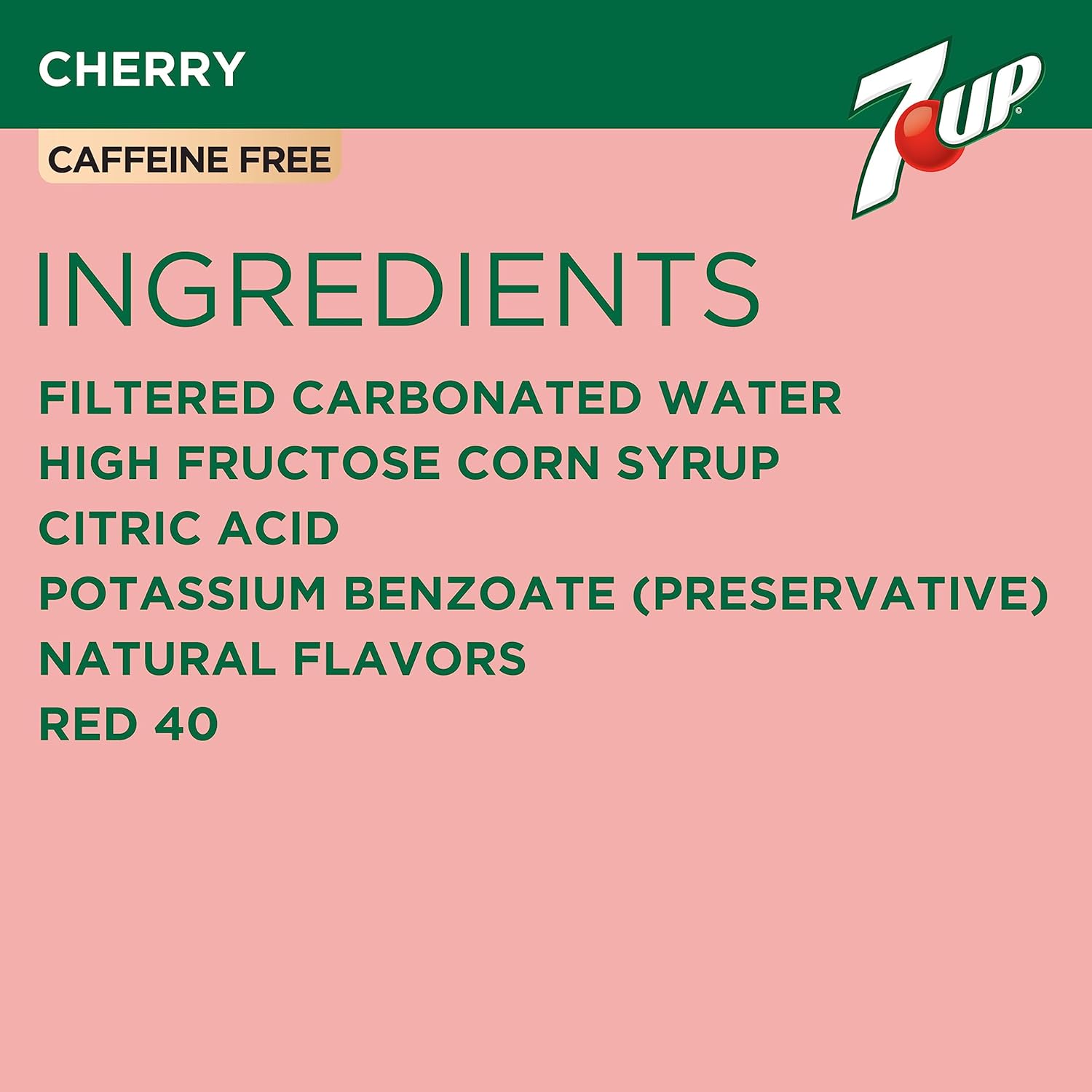 7UP Soda con sabor a cereza, latas de 12 onzas líquidas (paquete de 12)