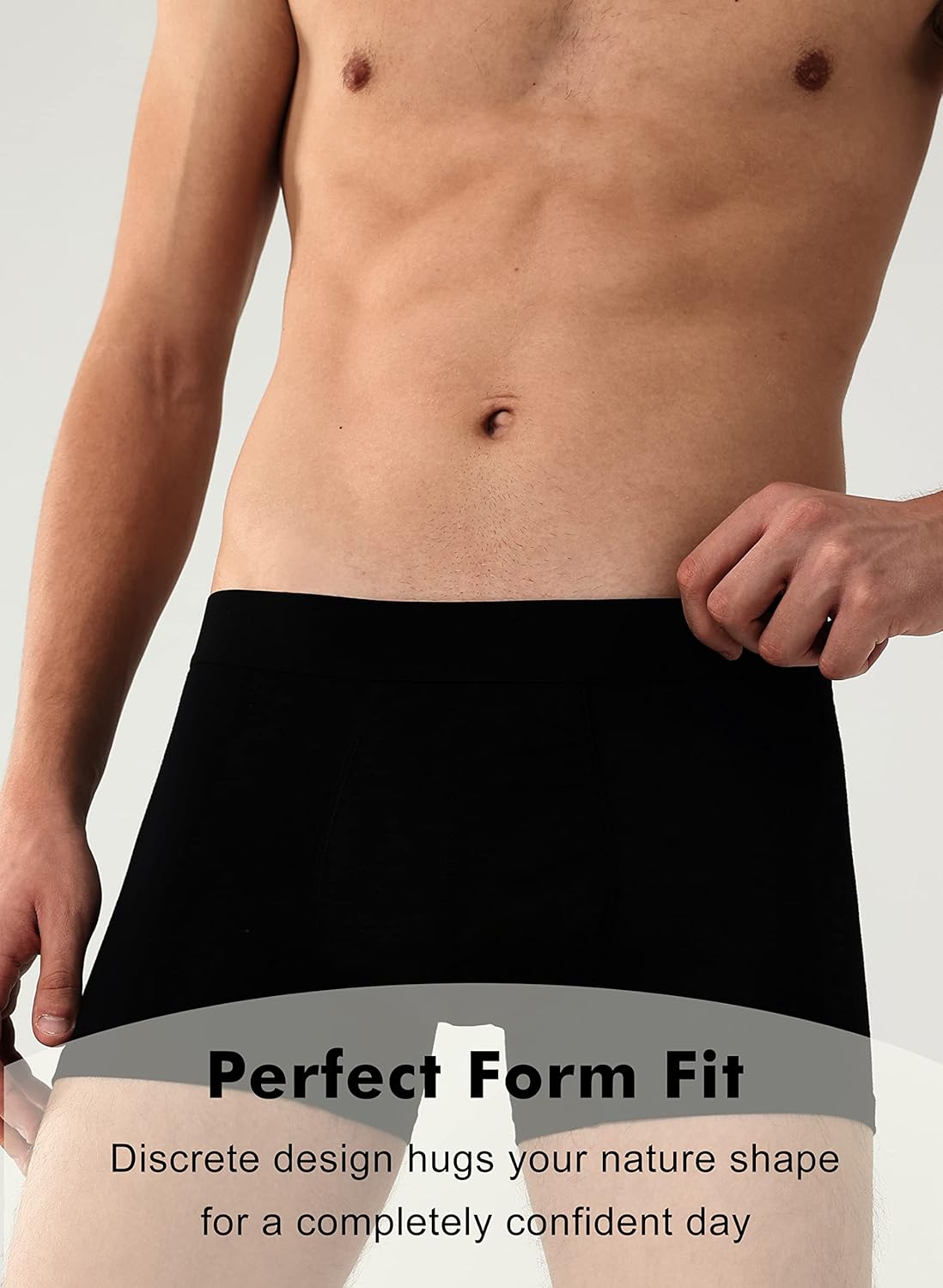 Ropa interior lavable para incontinencia urinaria para hombres, con área de absorción para protección contra fugas de vejiga, 1.7 fl oz (paquete de