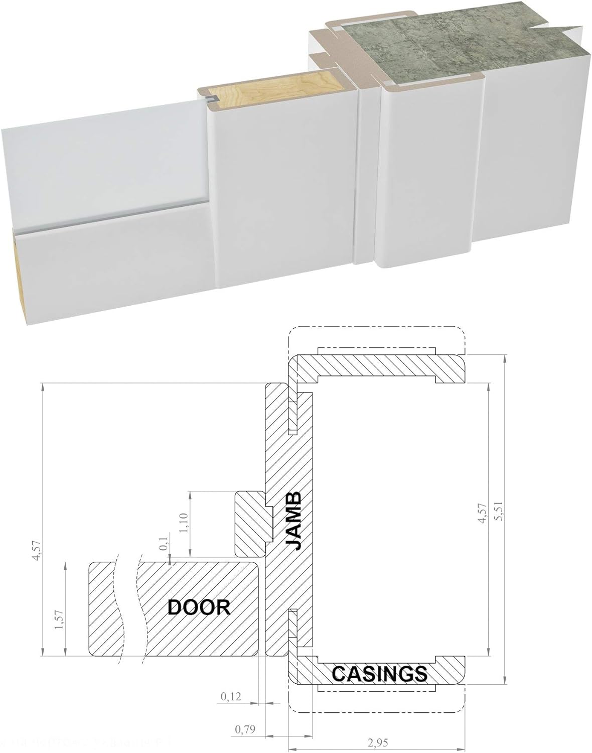 Solid French Double Doors 48 x 80 inches Frosted Glass  Planum 2102 Matte Black  Wood Solid Panel Frame Trims  Closet Bedroom Sturdy Doors