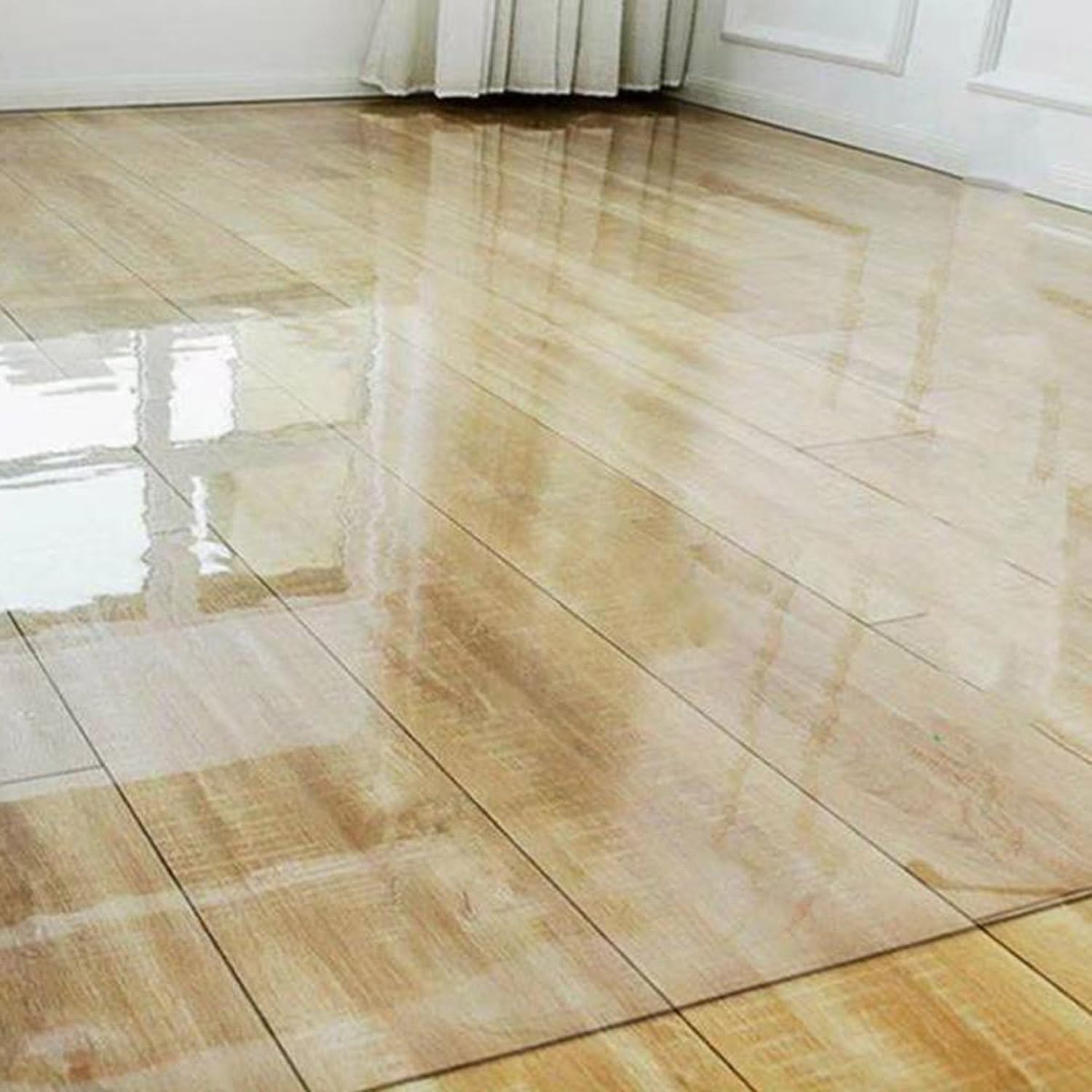 Protector de alfombra de PVC para silla, tapete para silla de oficina, tapete protector de piso, tapetes transparentes de 0.04 pulgadas de grosor,