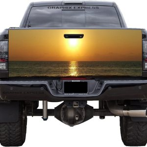 GRAPHIX EXPRESS CalcomanÃa para puerta trasera de camioneta (T171 Ocean Sunset) para puerta trasera, calcomanÃas para camionetas, calcomanÃas GRAPHIX EXPRESS CalcomanÃa para puerta trasera de camioneta (T171 Ocean Sunset) para puerta trasera, calcomanÃas para camionetas, calcomanÃas