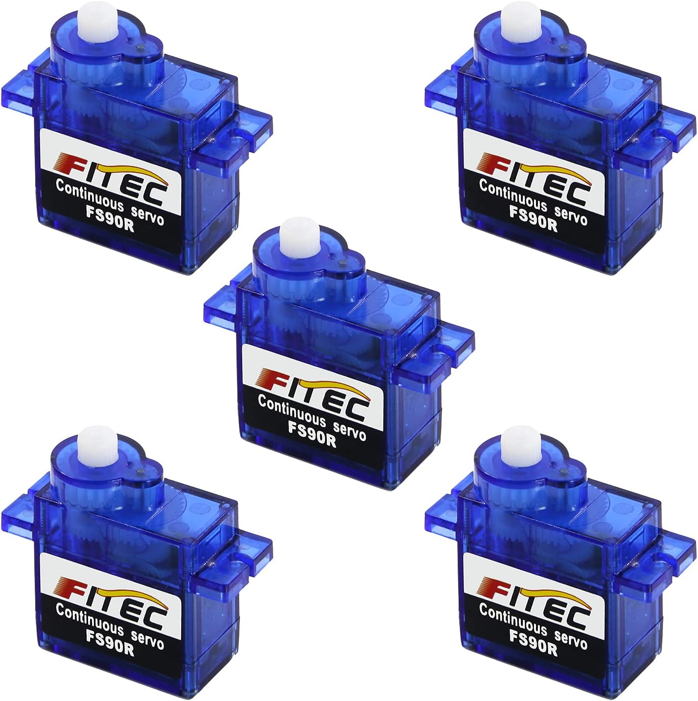 FS90R 360 grados de rotación continua micro servo motor 0.32 oz servo para RC helicóptero avión coche barco robot controles