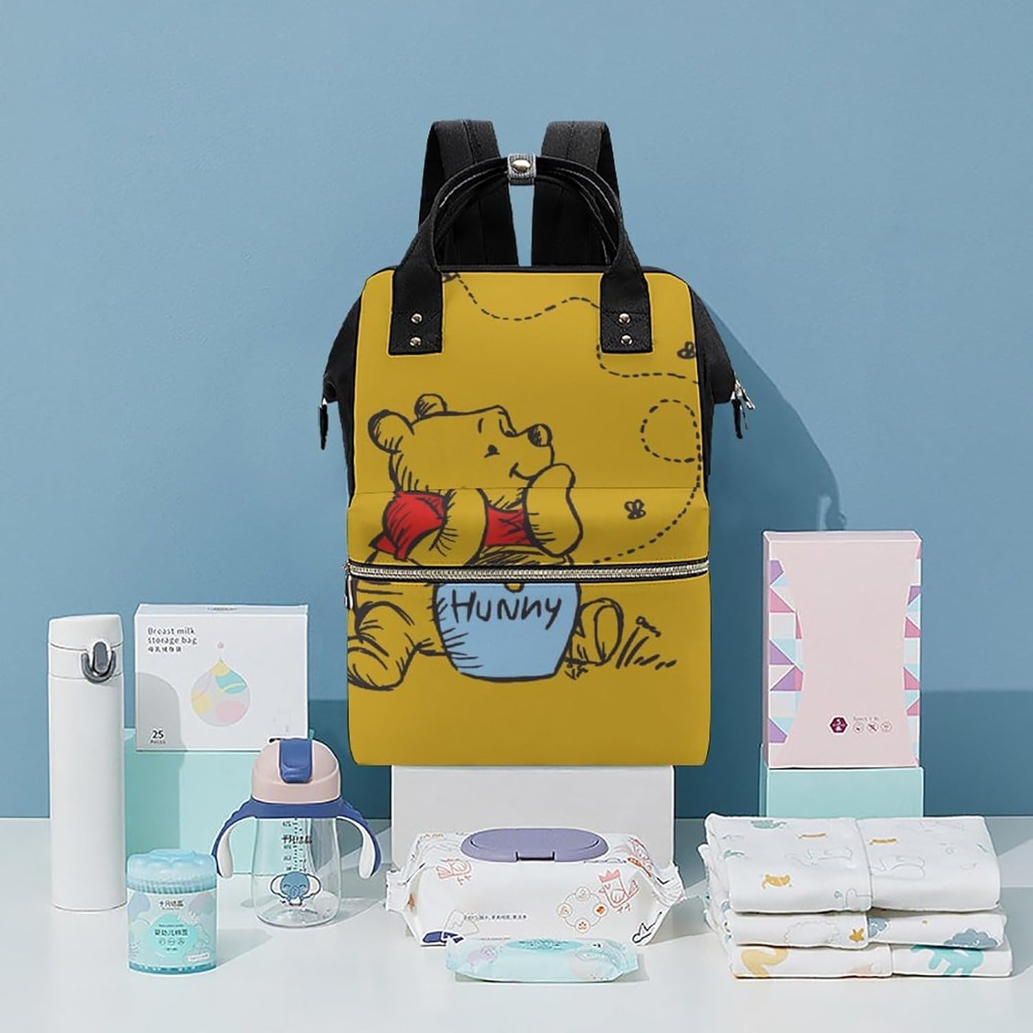 Mochila para pañales para mujer, estilo 4, Mochilas de viaje