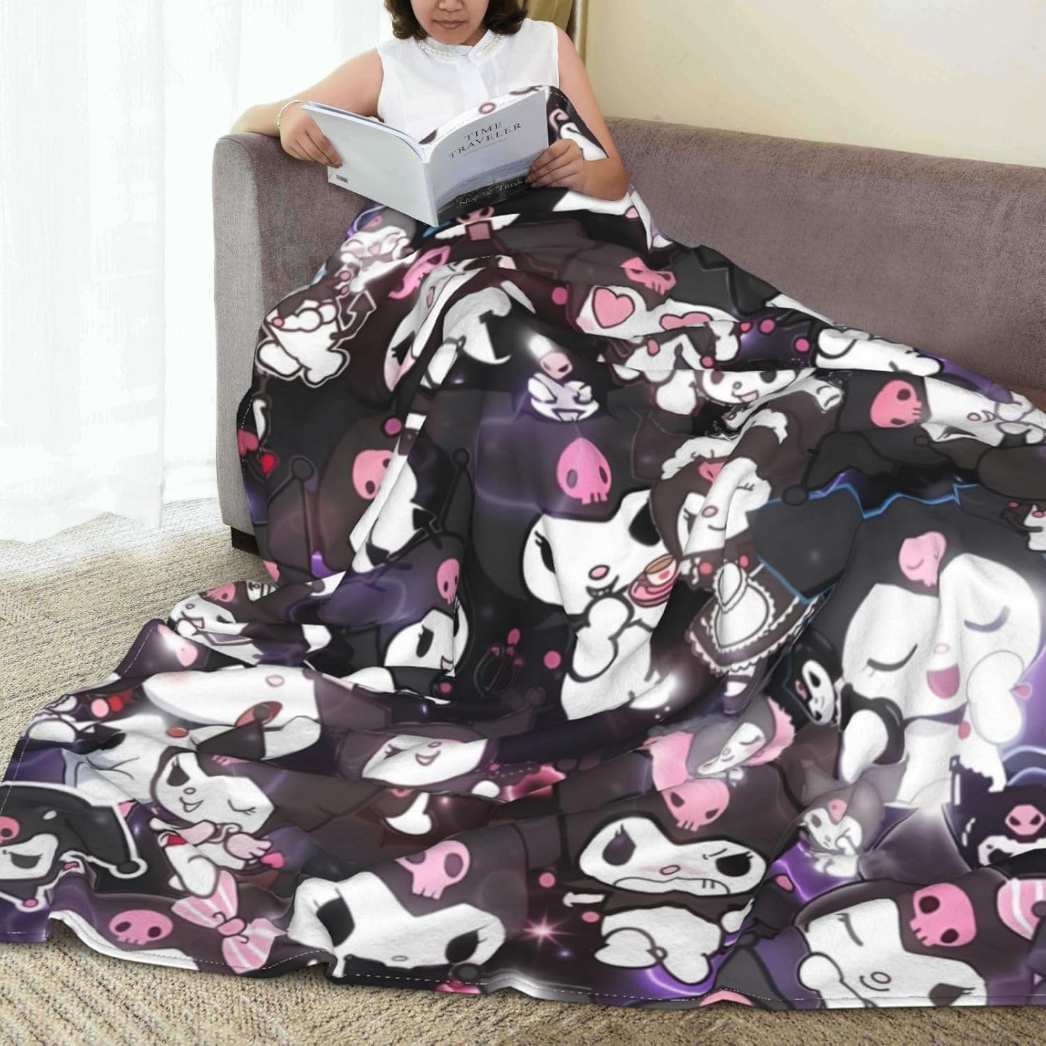 Bonita manta súper suave para todas las estaciones, manta de franela de forro polar para niños y adultos, sofá, ropa de cama, decoración de sala de